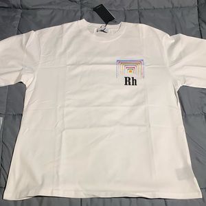 Rhude Hardcore Happiness White Tee Men’s Large